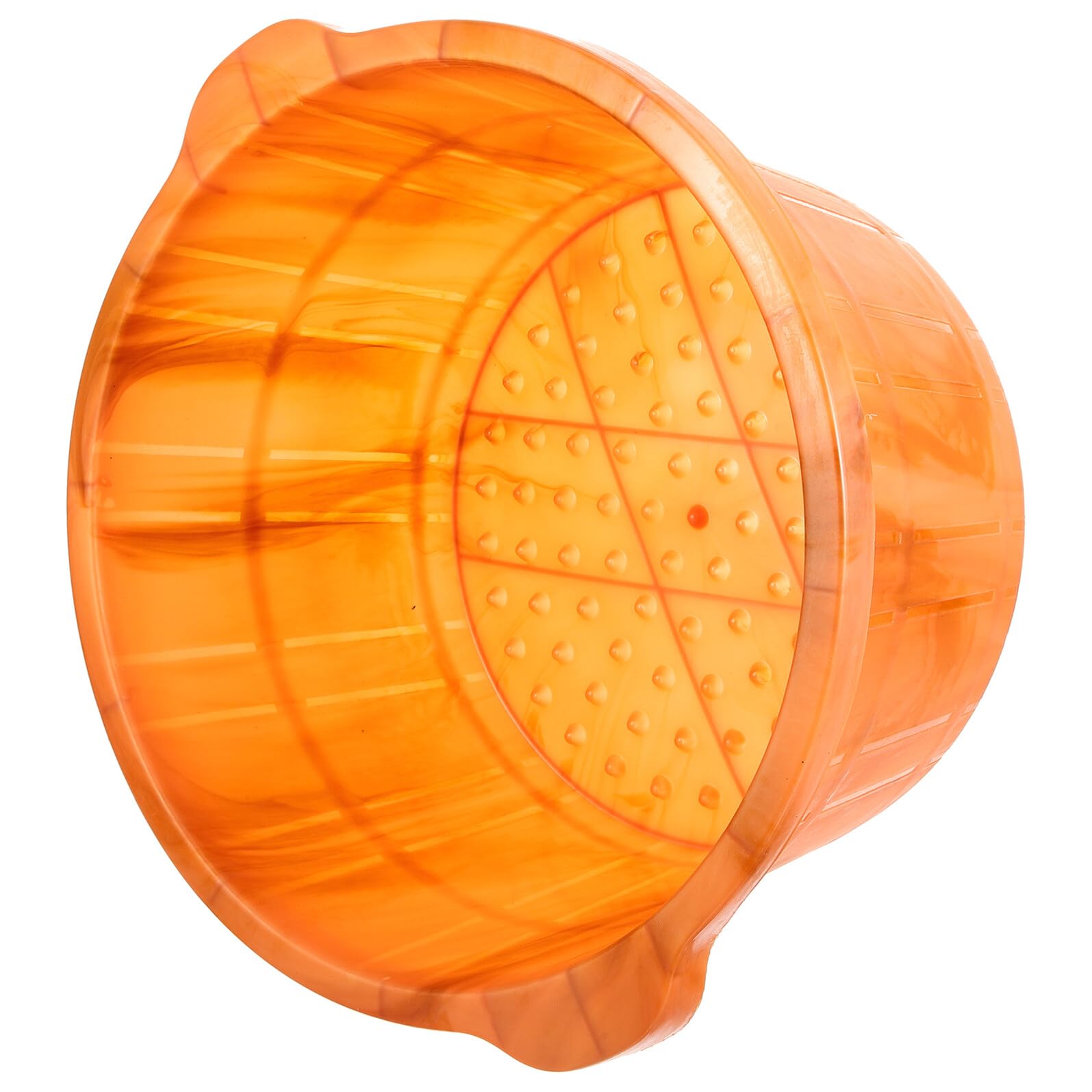 Mipcase Contenitore per Idromassaggio Piedi in Plastica, Bacinella Bagno Pediluvio Grande, Aspetto Legno, Addensata e Profonda per Donne