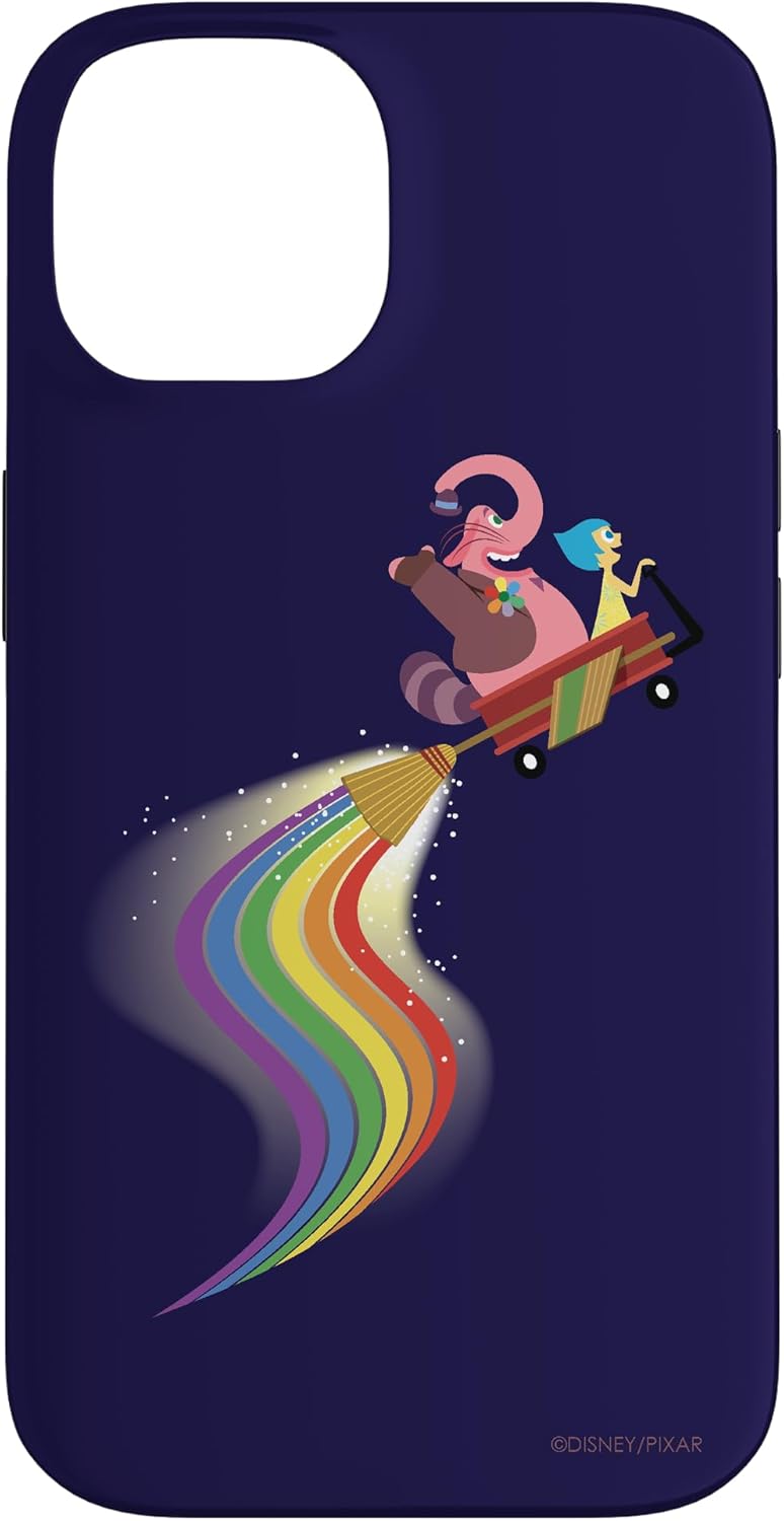 iPhone 16 Disney and Pixar Inside Out Bing Bong and Joy Rainbow Case
