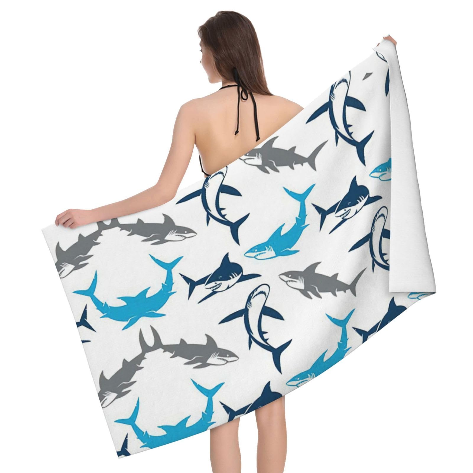 Serviette de bain microfibre ultra absorbante et séchage rapide pour la douche
