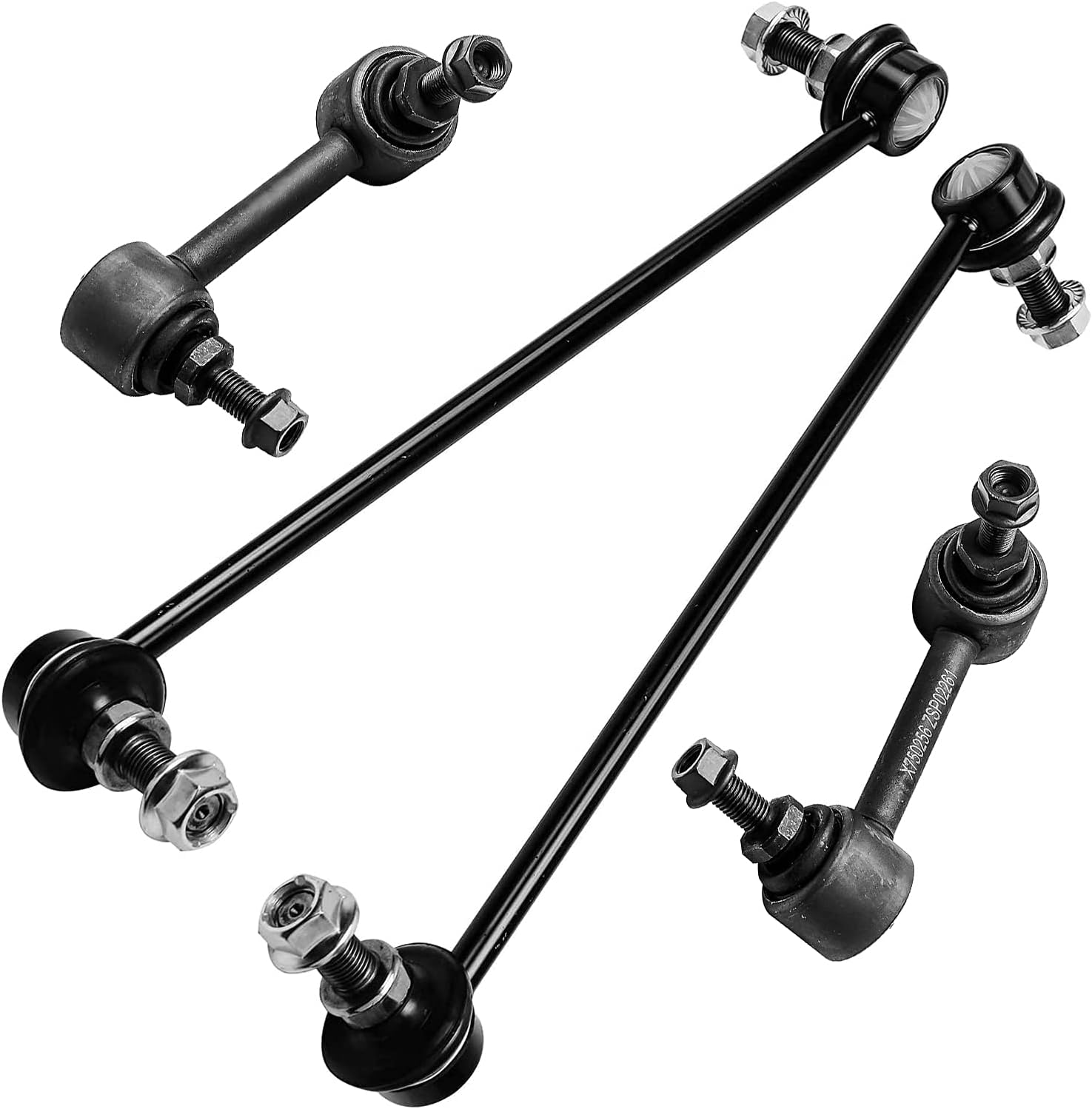 Detroit Axle - 8pc Struts Shocks Kit for 2007-2013 Nissan Altima Complete 2 Front Struts w/Coil Spring 2 Rear Shock Absorbers 4 Front Rear Sway Bars 2008 2009 2010 2011 2012 Replacement Suspension