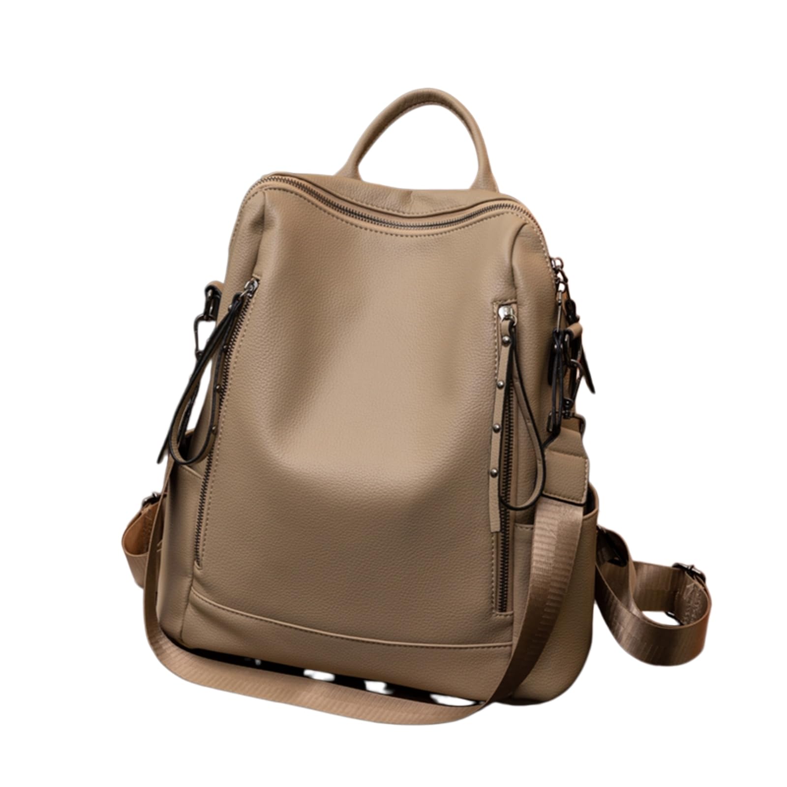 Mochila escolar Zaino Morbido per Le Donne, Borsa A Spalla Convertibile di Grande capacità, Daypack Versatile Giornaliero I Pendolari, Lo Shopping E Viaggi