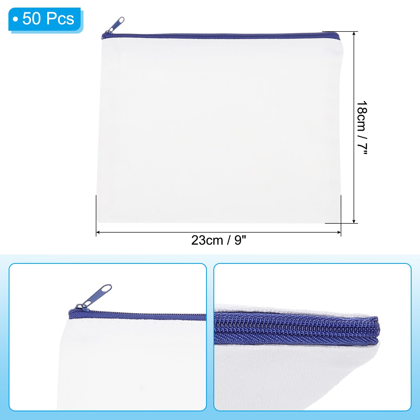PATIKIL Sublimation Makeup Bags - Image 2