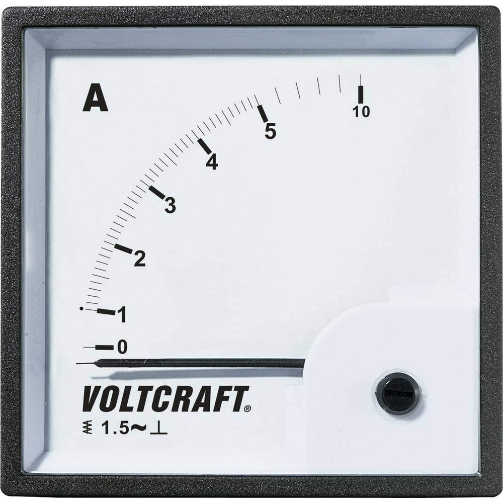 Voltcraft103528 Analogue Installation Meter AM-72X72/5A 5A Rotary Iron