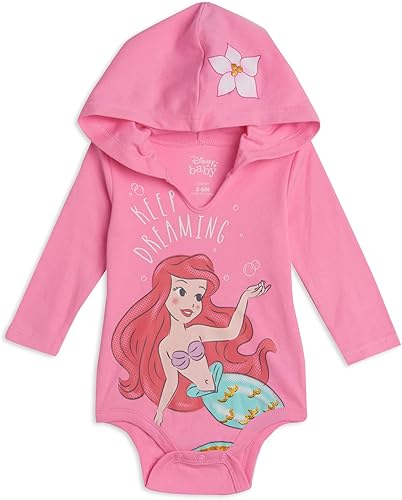 Miniatura 4 de Disney Princess Ariel Cenicienta Princesa Belle - Body de peluche para niñas recién nacidas a bebés Multicolor