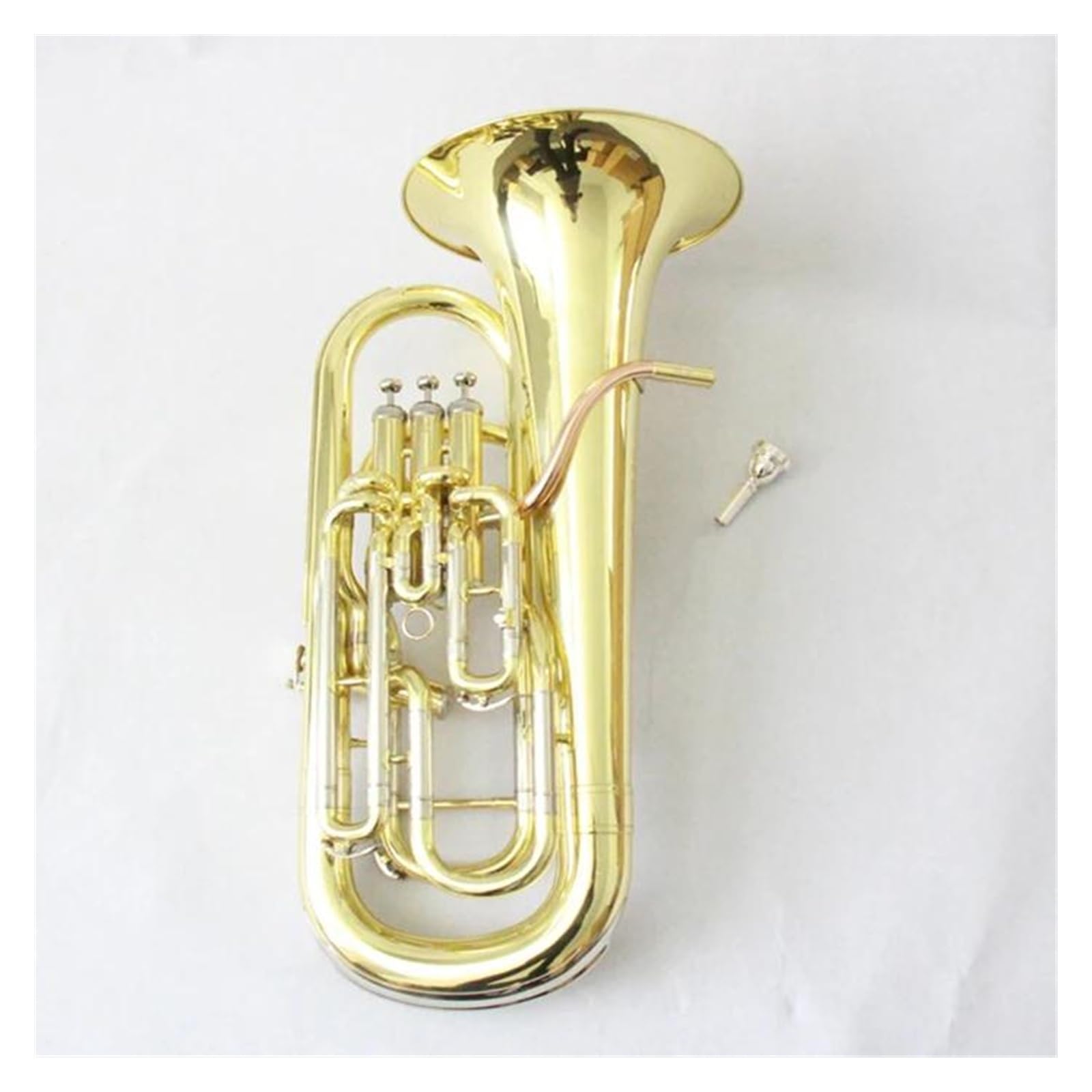 Professionelles Euphonium 3+1 Kolben-Kompensationssystem Euphonium-Instrument Euphonium Aus Vergoldetem Messing Mit Koffer