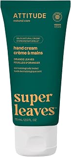 ATTITUDE Hand Cream, EWG Verified, Hypoallergenic, Plant and Mineral-Based Ingredients, Vegan and Cruelty-free Beauty and Personal Care Products, Orange Leaves, 75 ml