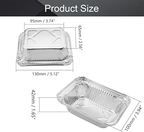 Vista 191 de Othmro Latas redondas de aluminio para tapas de metal, con tapa de rosca de 2.0 fl oz/2 onzas, 2.677 x 0.984 in (D* H) contenedores de aluminio
