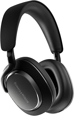 Bowers & Wilkins Px7 S3 Auriculares Over-Ear Bluetooth, Cancelación de Ruido, Sonido Hi-Res, aptX Lossless, 30h Reproducción, 8 Micrófonos, Carga Rápida – Negro Antracita