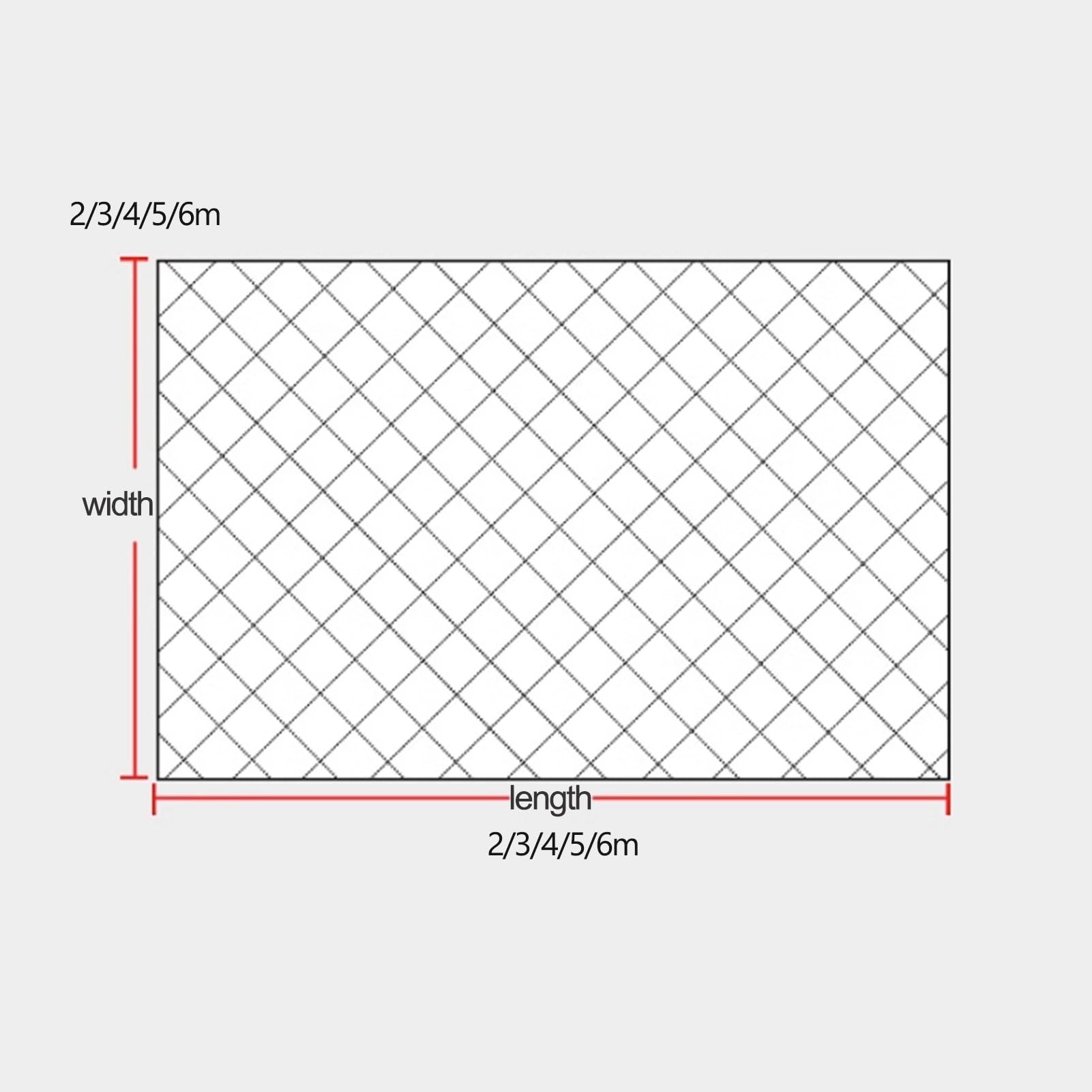 Red de seguridad de malla negra personalizable para niños, red de cuerda desmontable de 2 x 6 m para parques infantiles al aire libre, balcones, obras de construcción, solución de protección segura y