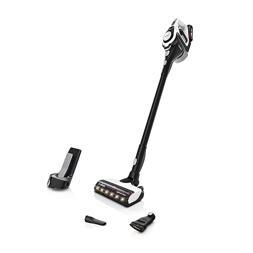 Bosch Hogar Unlimited Gen 2 Serie 8 Aspirador Vertical sin bolsa, 0.4 litros, Blanco