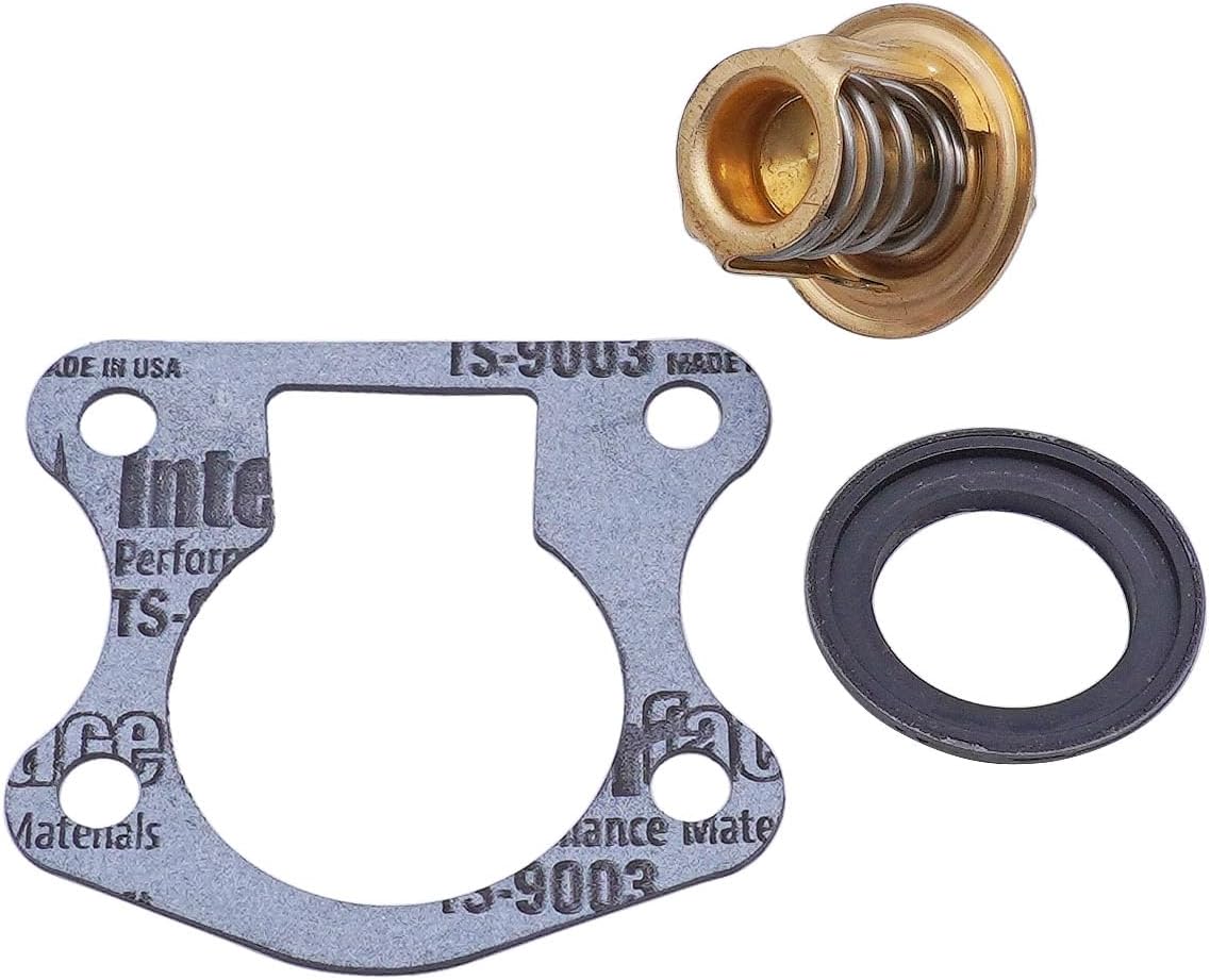 F664068 859620 Thermostat Kit 130°F,18-3527 Thermostat Compatible with Force 70HP 75HP 80HP 90HP 150HP,SportJet 90 120
