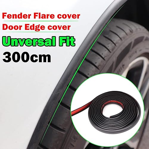 Miniatura 6 de Autobert - Arcos de rueda de coche estilo L, para parachoques delantero y trasero de automóvil, guardabarros, alféizar de puerta, molduras de