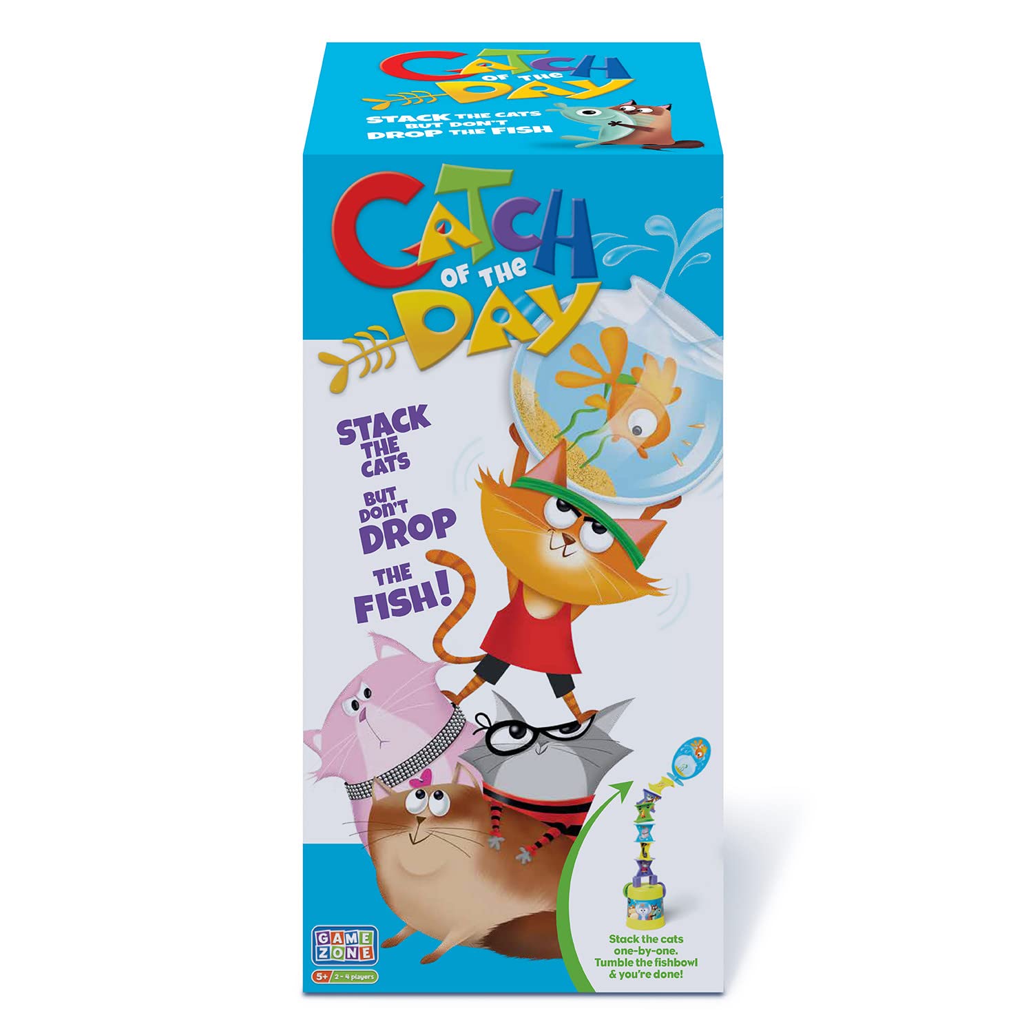 Game Zone Catch of The Day Interactive Multiplayer Tabletop Game for Children Ages 5 and Above