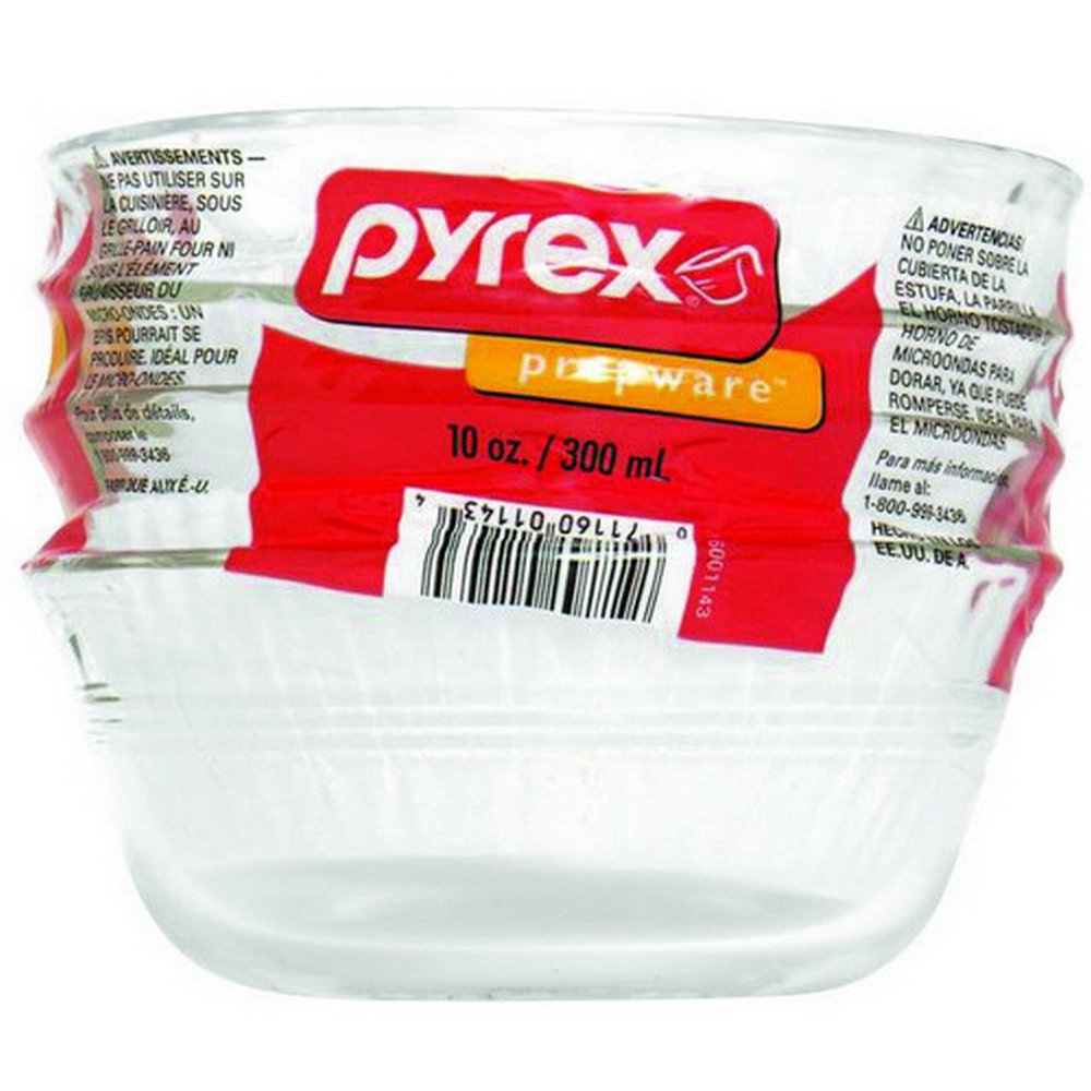 Pyrex Bakeware Custard Cups, 10-Ounce, Set of 4