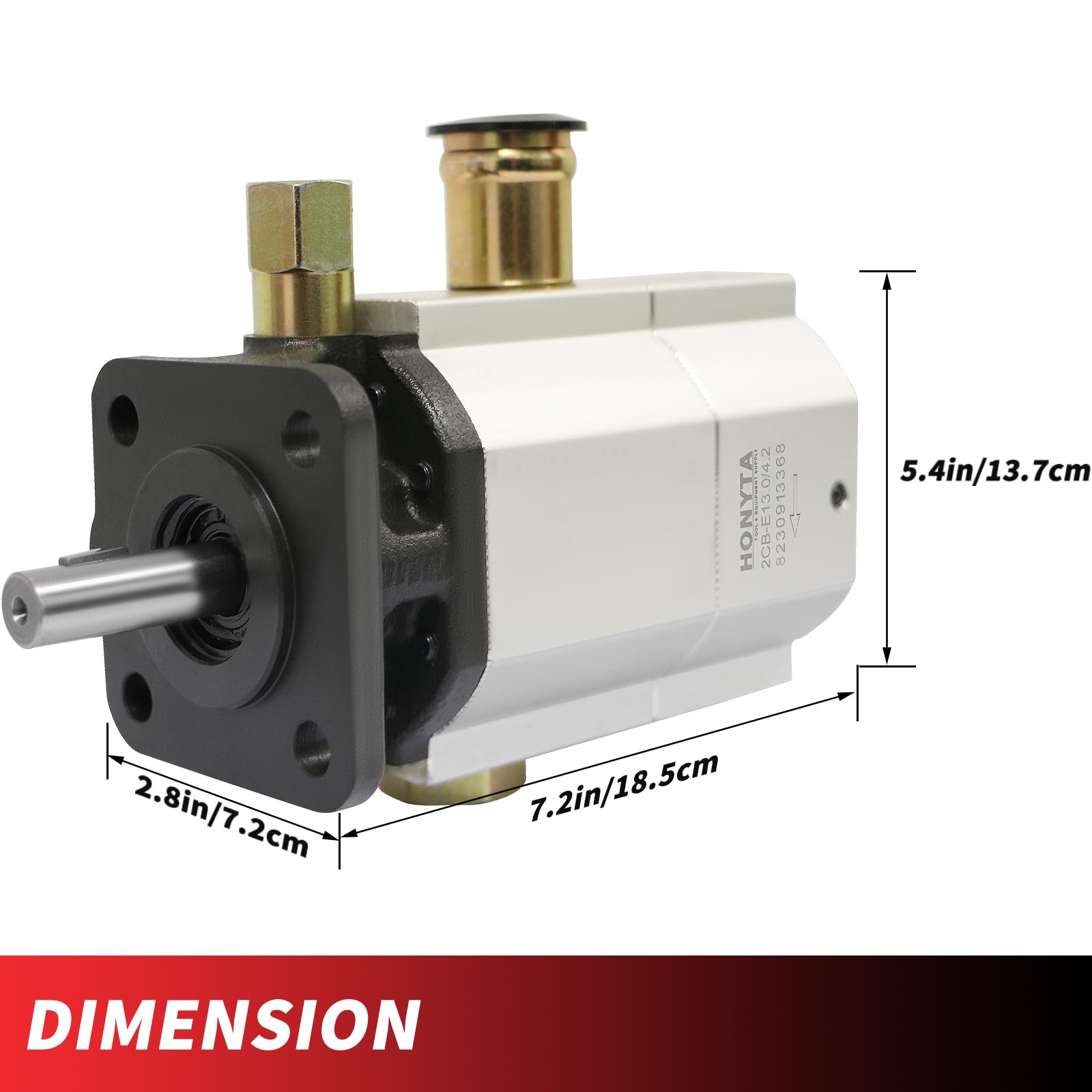 Amazon.com: RYFT Hydraulic Log Splitter Pump 16GPM 2-Stage HI/LO