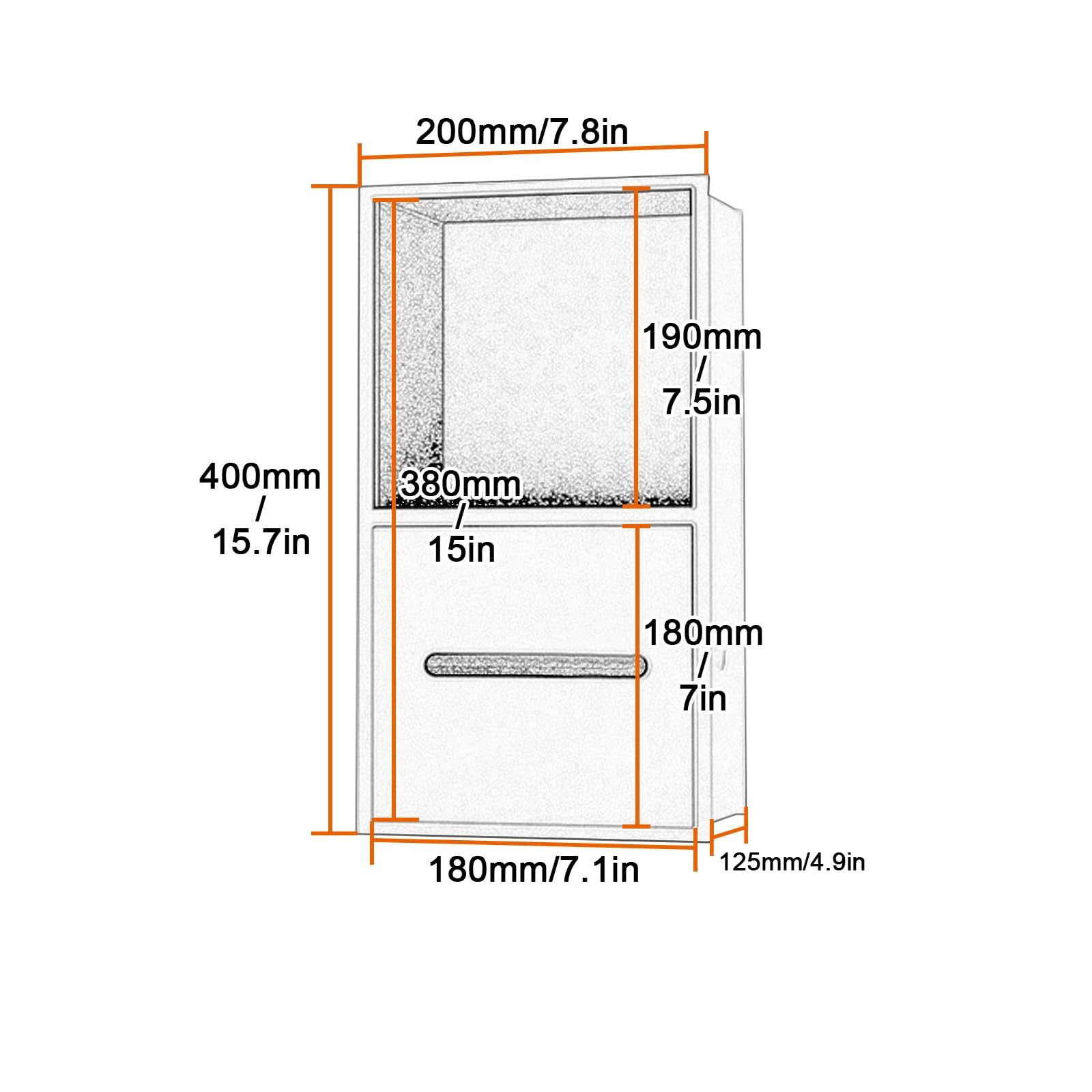 Dispenser Salviette Bagno da Incasso, Mensola da Muro a Due Livelli, Dispenser Carta Mani, Acciaio Inossidabile 304, per Camera da Letto, Ufficio, Cucina(Black)
