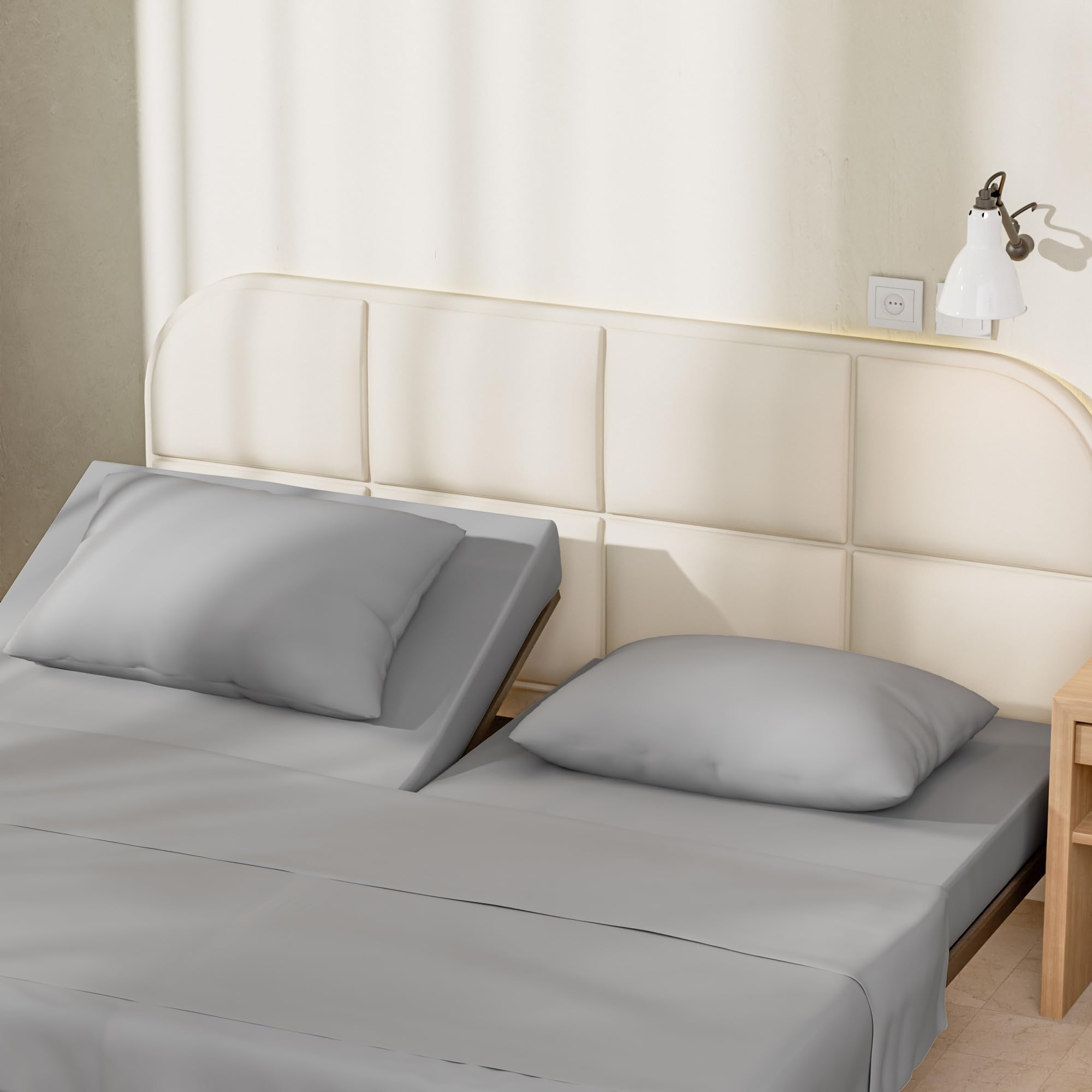 N&Y HOME StretchSnug Split Top King Sheets