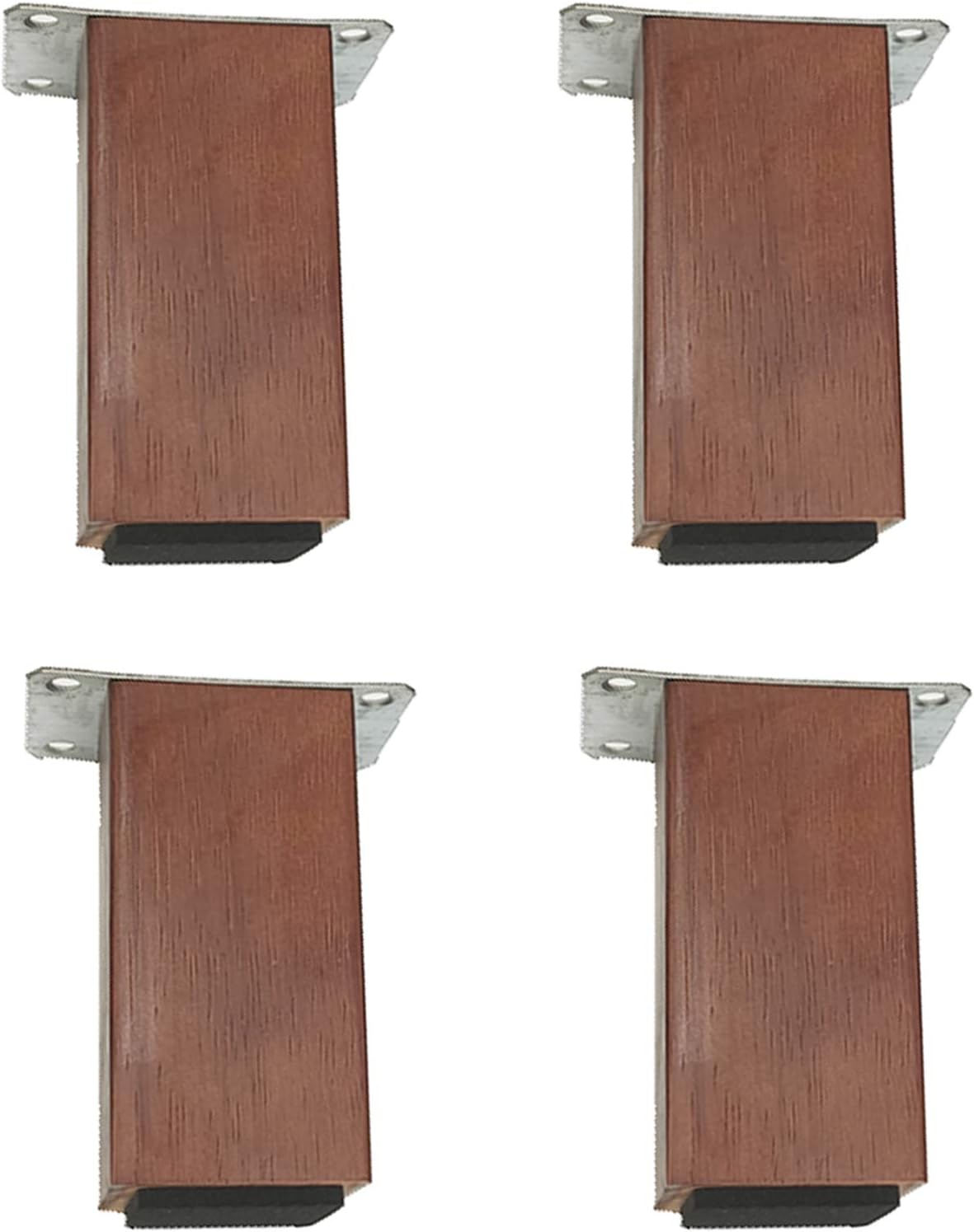 HIGGEL Heavy Duty Wooden Furniture Legs Solid Oak Sofa Feet Square Couch Legs