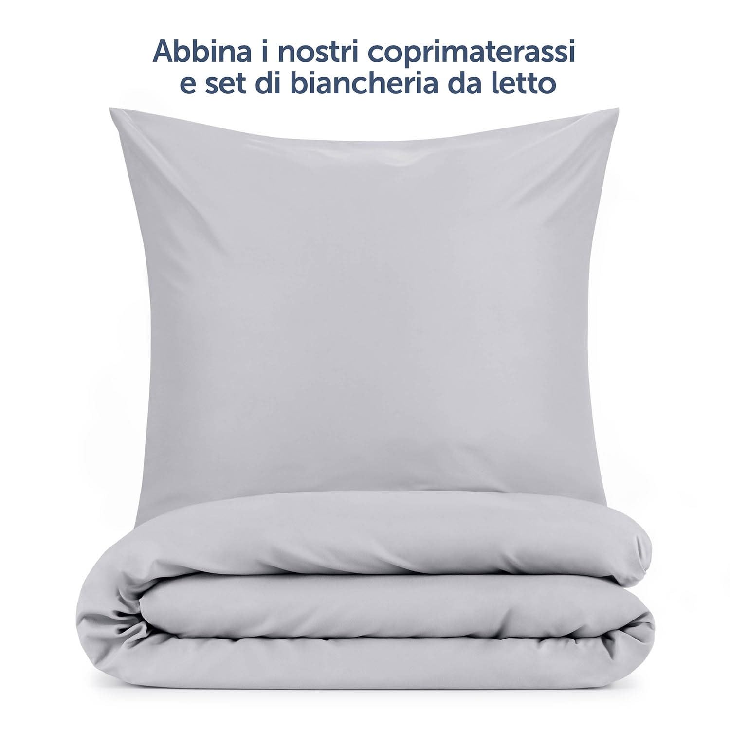 Blumtal Federe Cuscini Divano 60x60 cm - Set di Copricuscini per Divani in Microfibra a 2 Pezzi con Chiusura a Busta, certificati Oeko-Tex, extra morbidi e lavabili - Grigio