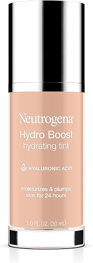 Neutrogena Hydro Boost Hydrating Tint with Hyaluronic Acid, Lightweight Water Gel Formula, Moisturizing, Oil-Free &amp; Non-Co...