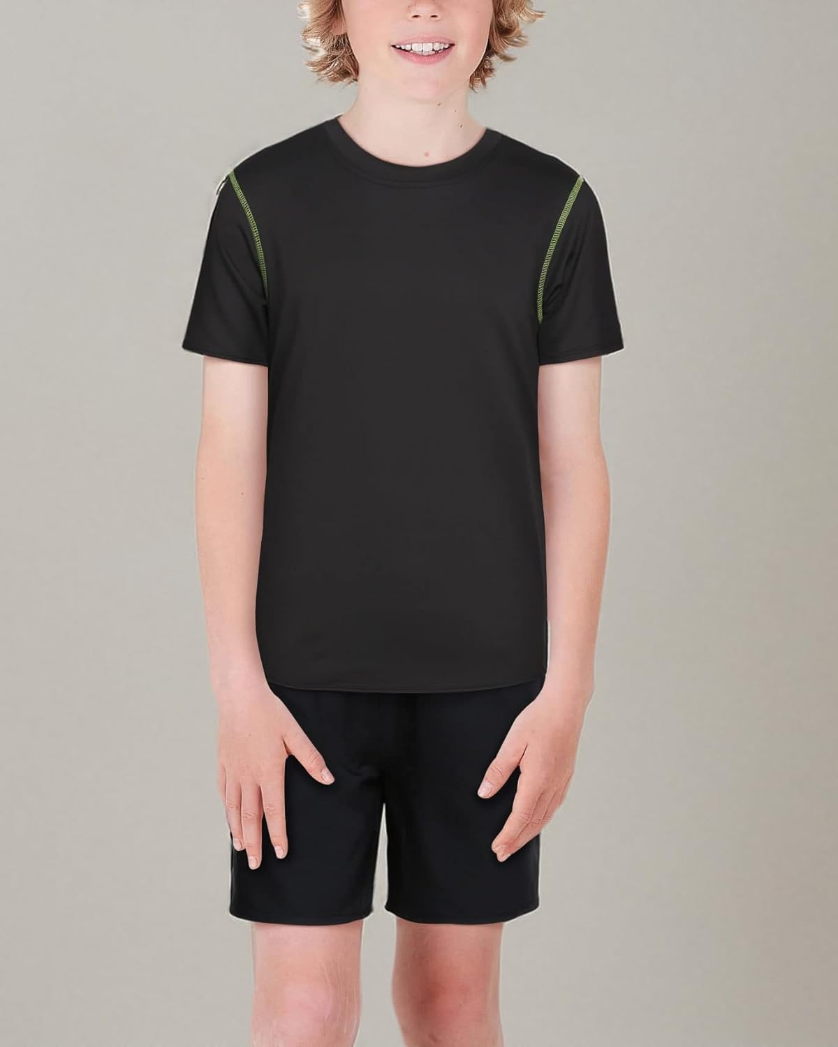 Black Bear Boys Active Shirt - 2 Pack Performance Dry Fit Shirts for Boys - Short Sleeve Kids Athletic Tshirts - Image 7
