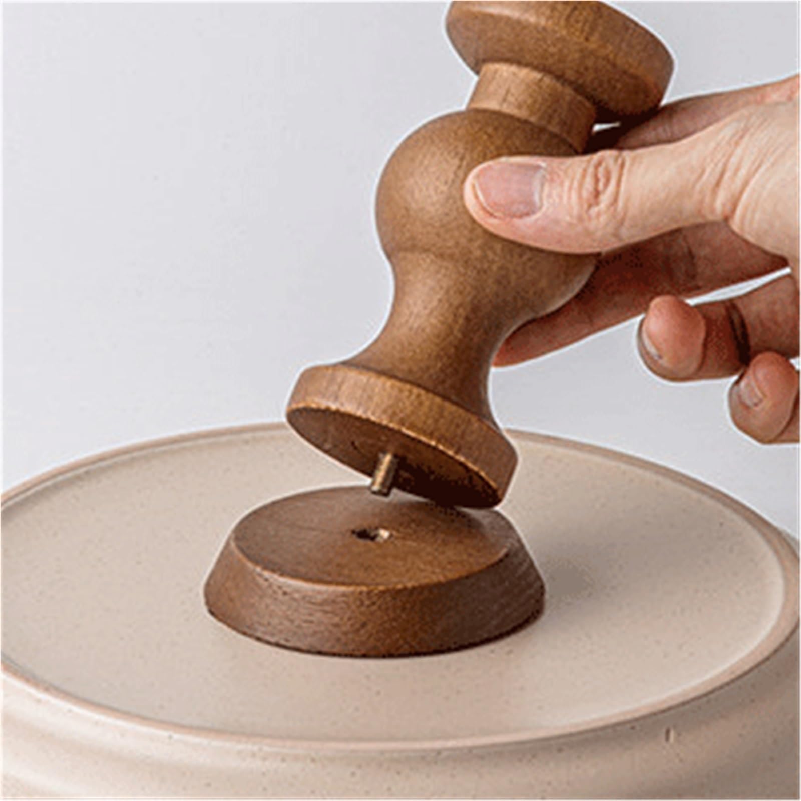 Té de la tarde Soporte for pasteles con base de madera for postres