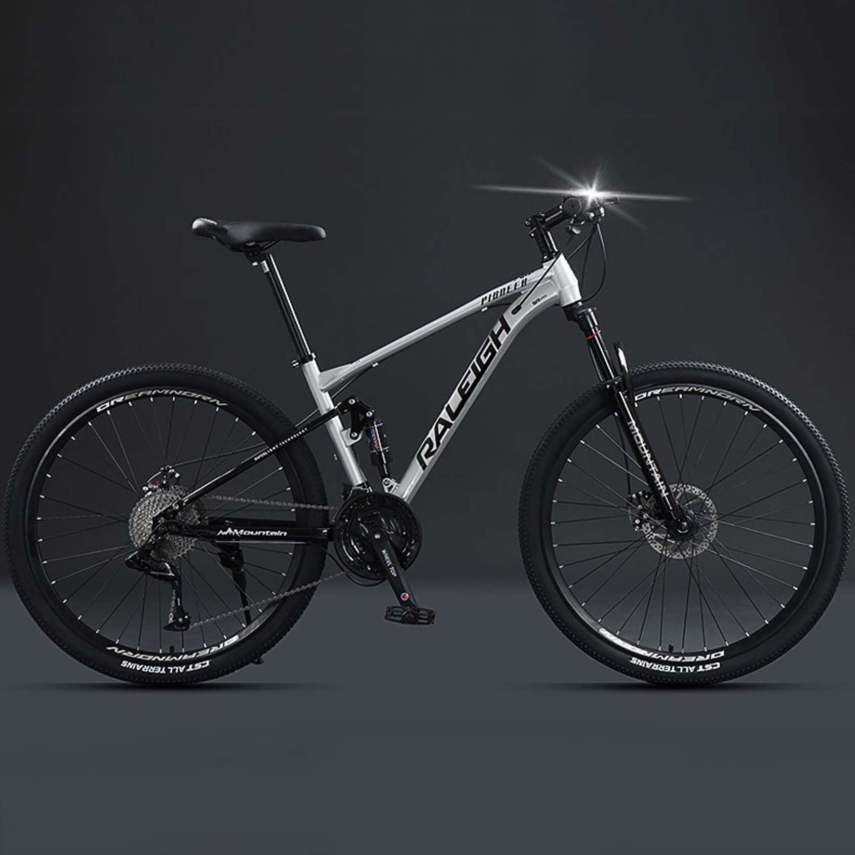 26インチ MTB ほぼ新品 XLEAT マウンテンバイク 26インチ シマノ製 21段変速 ライト スタンド