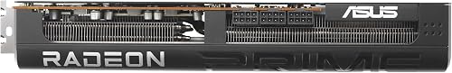ASUS PRIME AMD RX 9070 XT OC Edition, Scheda Grafica 16 GB GDDR6, 256 Bit, PCIe 5.0, 1 HDMI 2.1, 3 DisplayPort 2.1, Software GPU Tweak III, Nero, PRIME-RX9070XT-O16G - 7