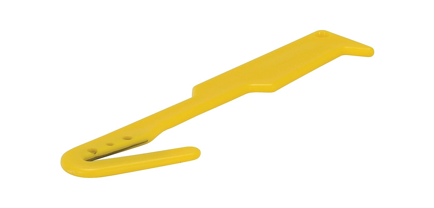 Vestil CUT-2 Plastic Cutter For Thick Material 8 In. x 1/4 In. x 1-7/8 In. Yellow