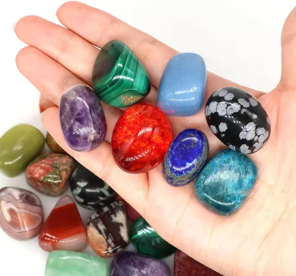 Natural Tumbled Quartz Stones – Bulk Crystal Gravel for Crafts, Garden, Aquarium, and Home Decoration