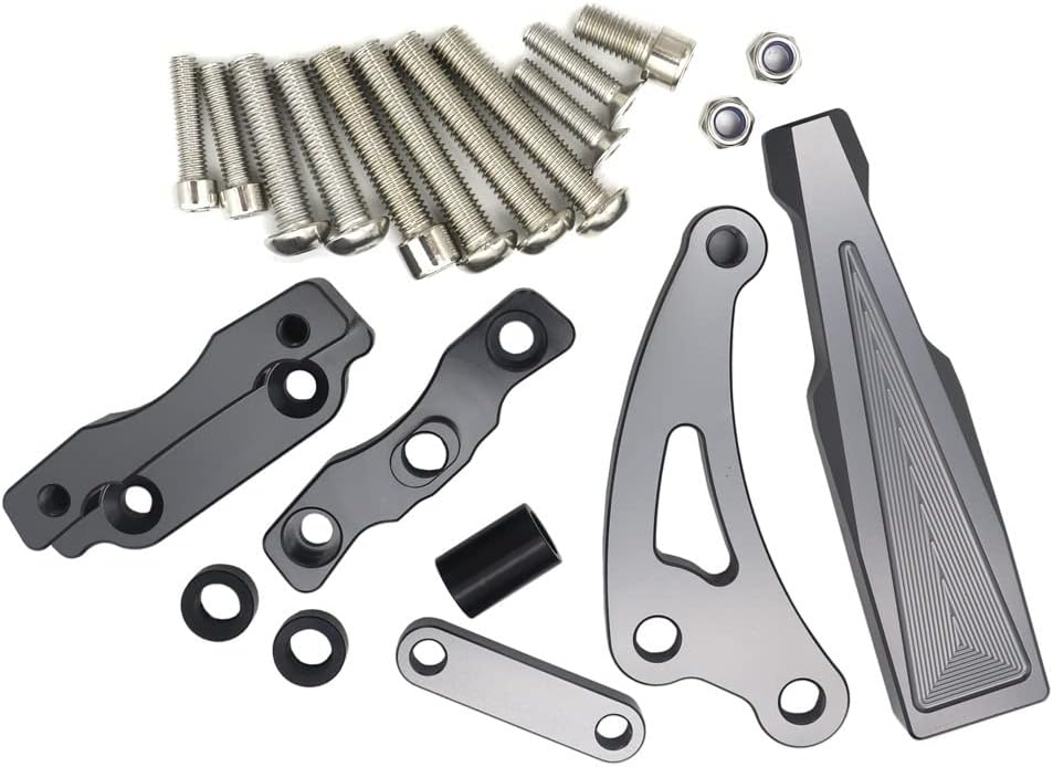 Suitable For CB650F Direction Damper Modified Bracket Size Motorcycle Accessories(Titanium color)