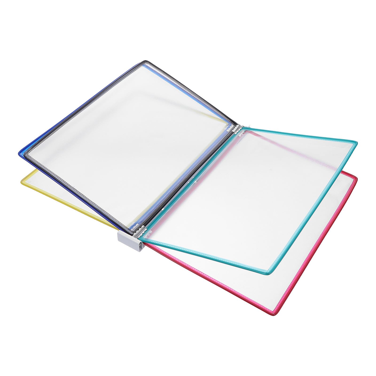 TOYANDONA 10 Hojas Organizador de Archivos de Pared Abatible Multicolor