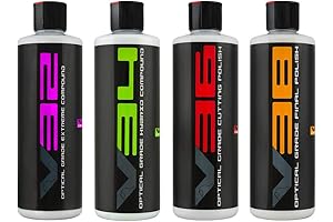 Chemical Guys Premium Grade V Line Polish and Compound Kit with HexLogic...