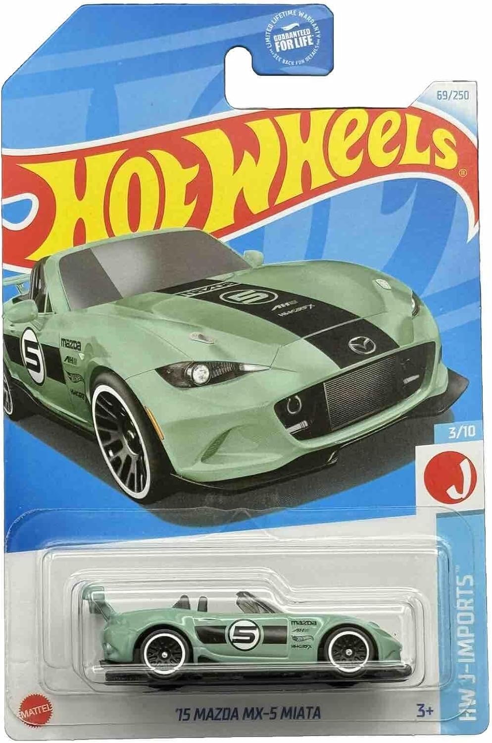 Hot Wheels 2024 - '15 Mazda MX-5 Miata - Teal Green - HW J-Imports - 3/10