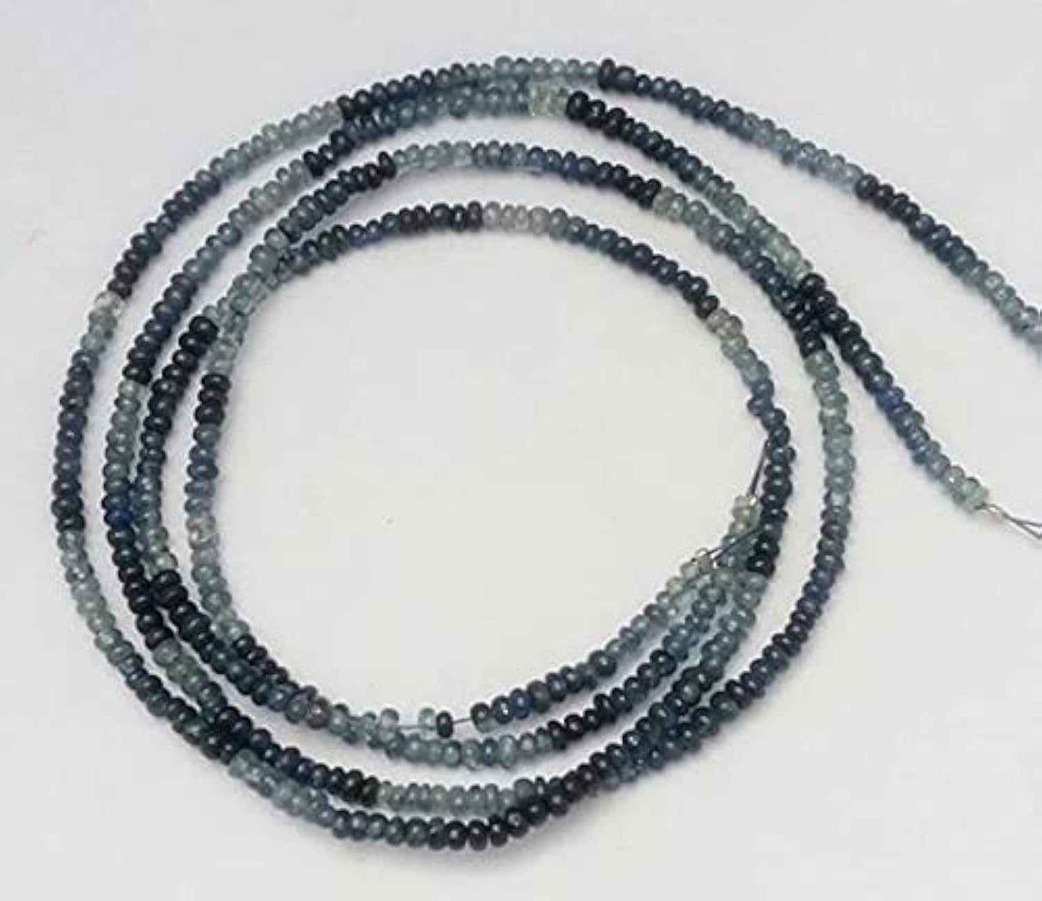 Saphir bleu perles lisses 2-3mm LKBEADS pour fabriquer un cadeau d'anniversaire