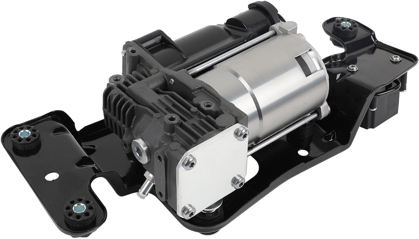 Air Suspension Compressor PumpReplacement for BMW X5 E70 X6 E71 E72 37206859714 37226785506 (E70, Compressor+Bracket+Valve Block)