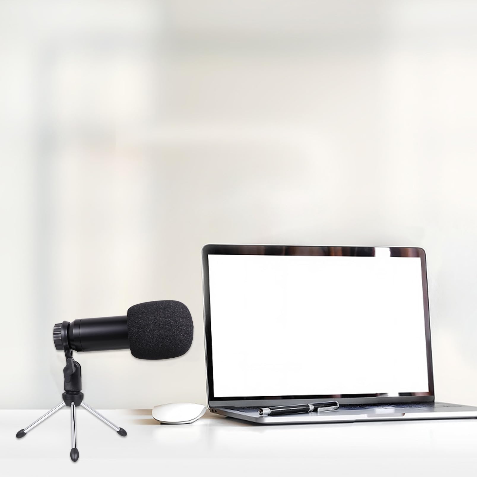 Micrófono Condensador USB para Ordenador con Soporte Trípode Kit Completo para Grabación Streaming Karaoke y Chat PC de Escritorio
