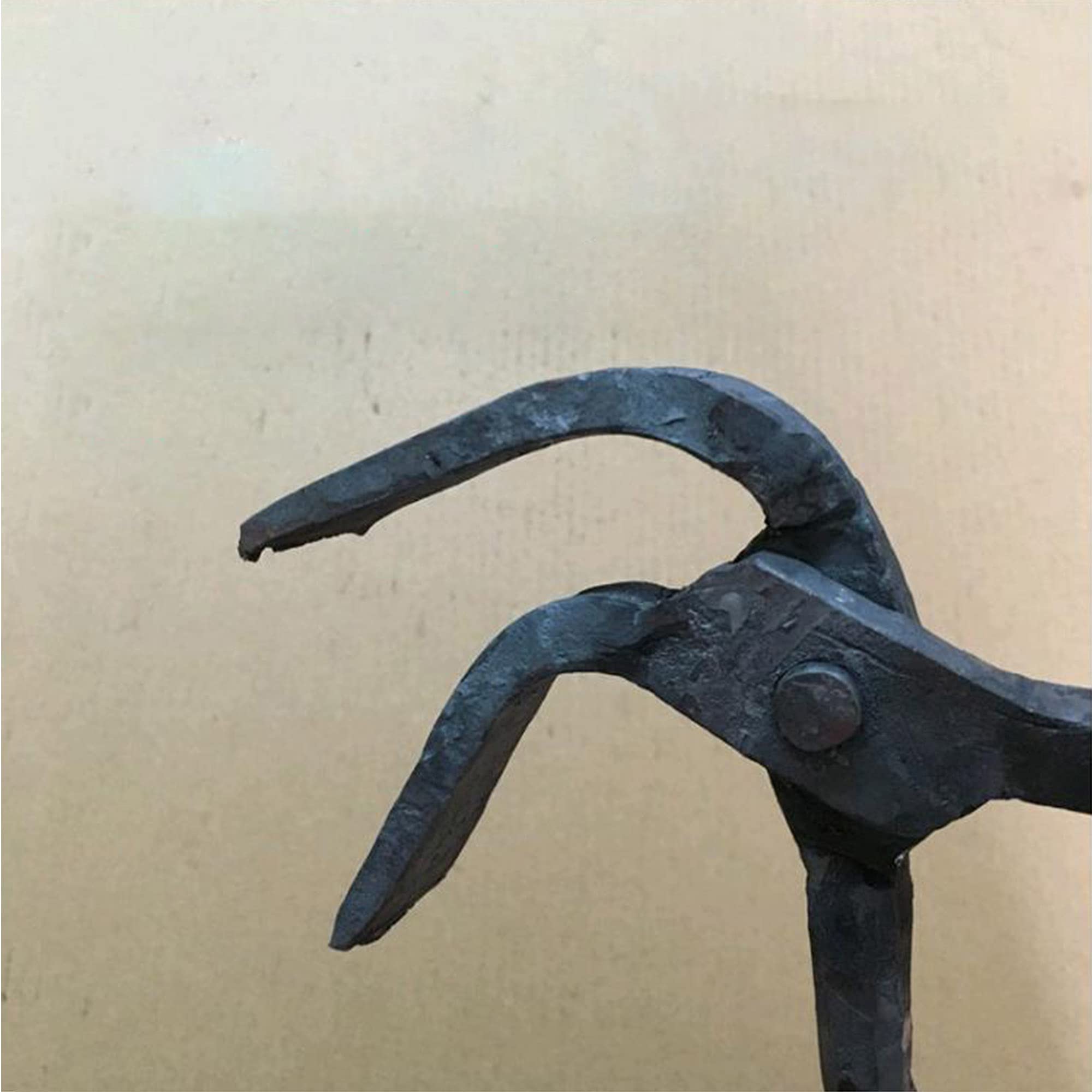 Tenaza de forja Pinzas de herrero Pinzas de pico de pato para Forja del yunque del herrero 25cm 0.55kg Tenaza de forja para Ingeniero Herrero