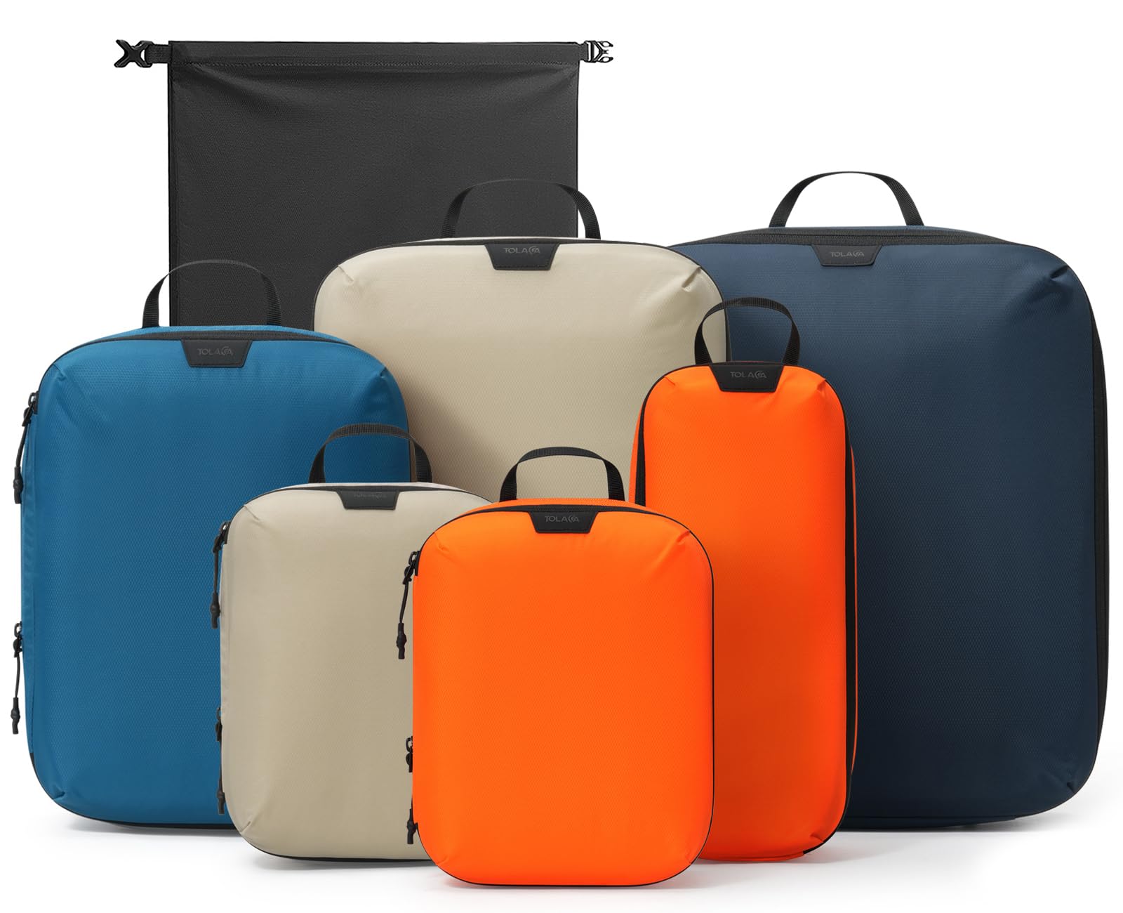 Compression Packing Cubes Ultralight 7PCS Luggage Travel Organizer Bags Set | Fit 24" Che…