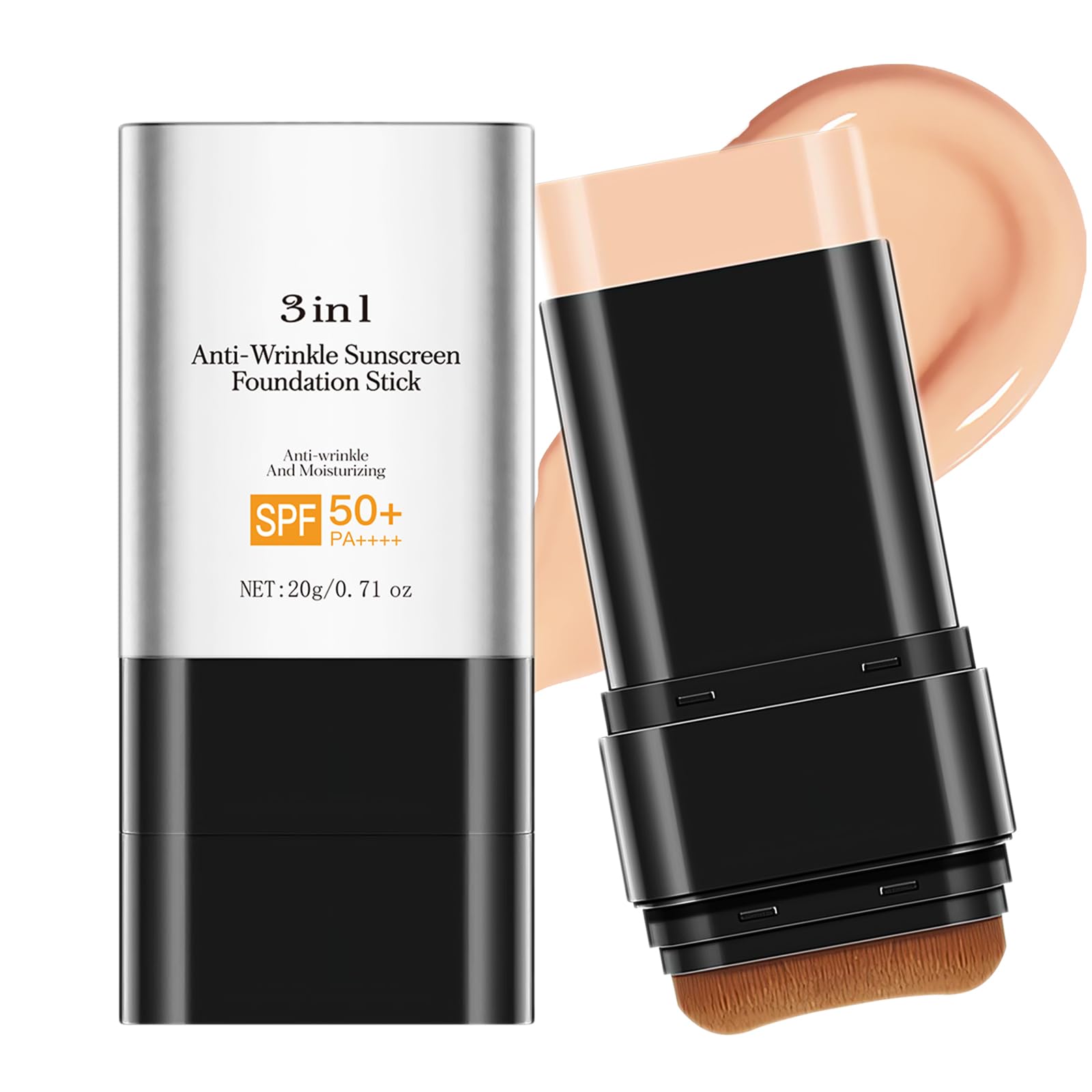Amazon.com : Foundation Stick with Brush, SPF 50, Hydrating Anti