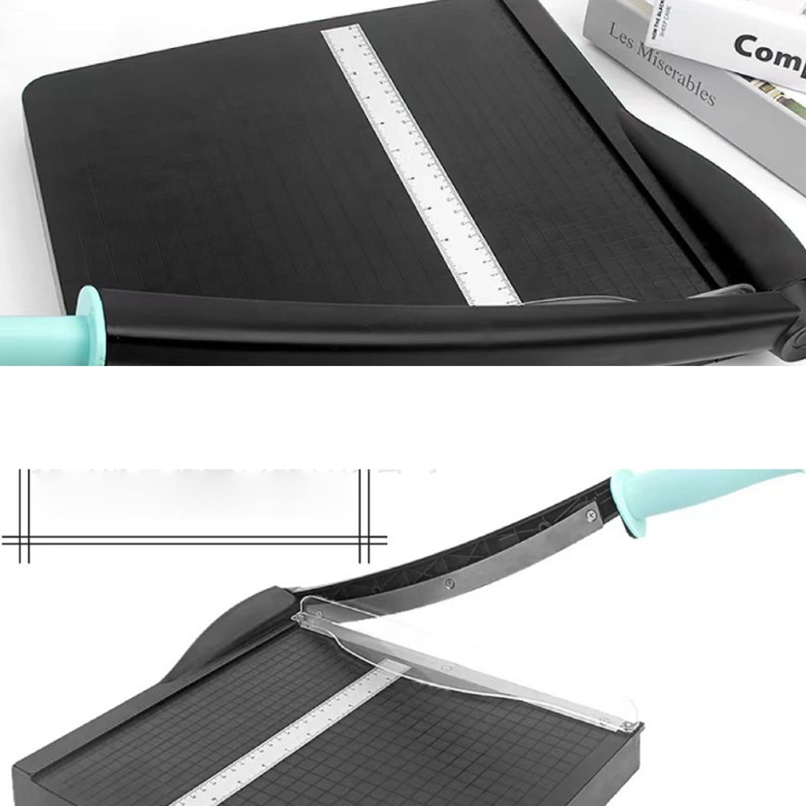 Guillotine Paper Cutter A4 12 Inch, Card Cutter with Safety Guard & Blade Lock - Image 3