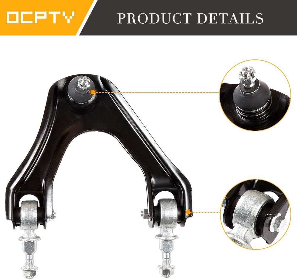 OCPTY - New 2-Piece fit for 1997-1999 for ACURA CL for Honda for Accord Odyssey for Isuzu Oasis-2 Front Upper Control Arm And Ball Joint