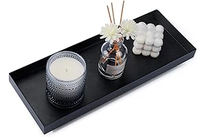 Rectangle Black Matte Metal Tray: an All-Round Organizer