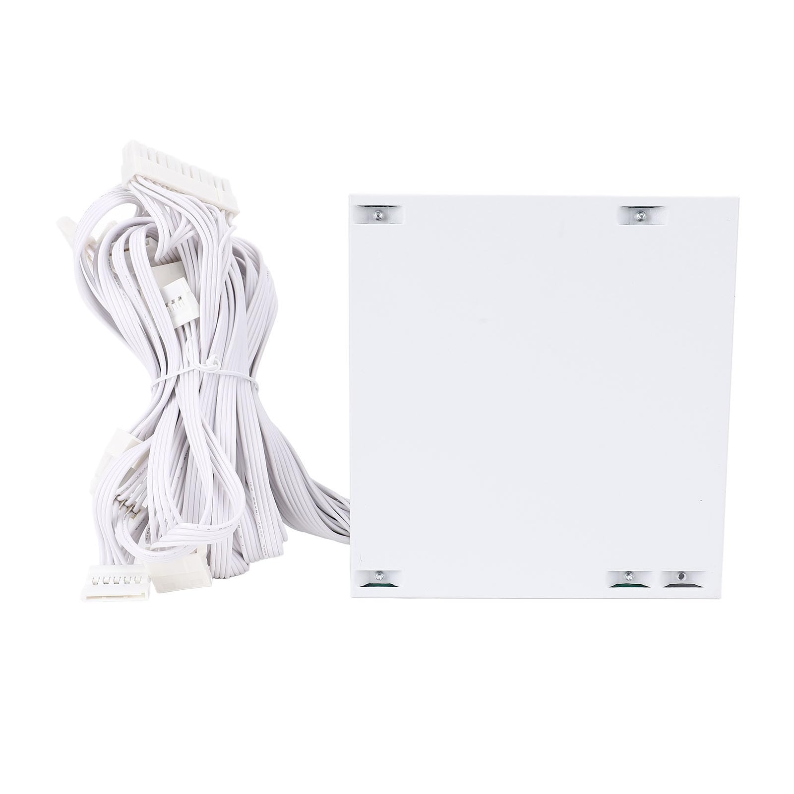 Emoshayoga Alimentatore ATX Modulare da 600 W con Controllo Intelligente della Temperatura per PC Costruito a Risparmio Energetico, Colore Bianco