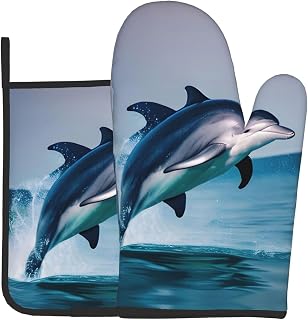 Heat Resistant Pot Holders and Oven Mitts Set - Protect Your Hands from Hot Pots and Pans