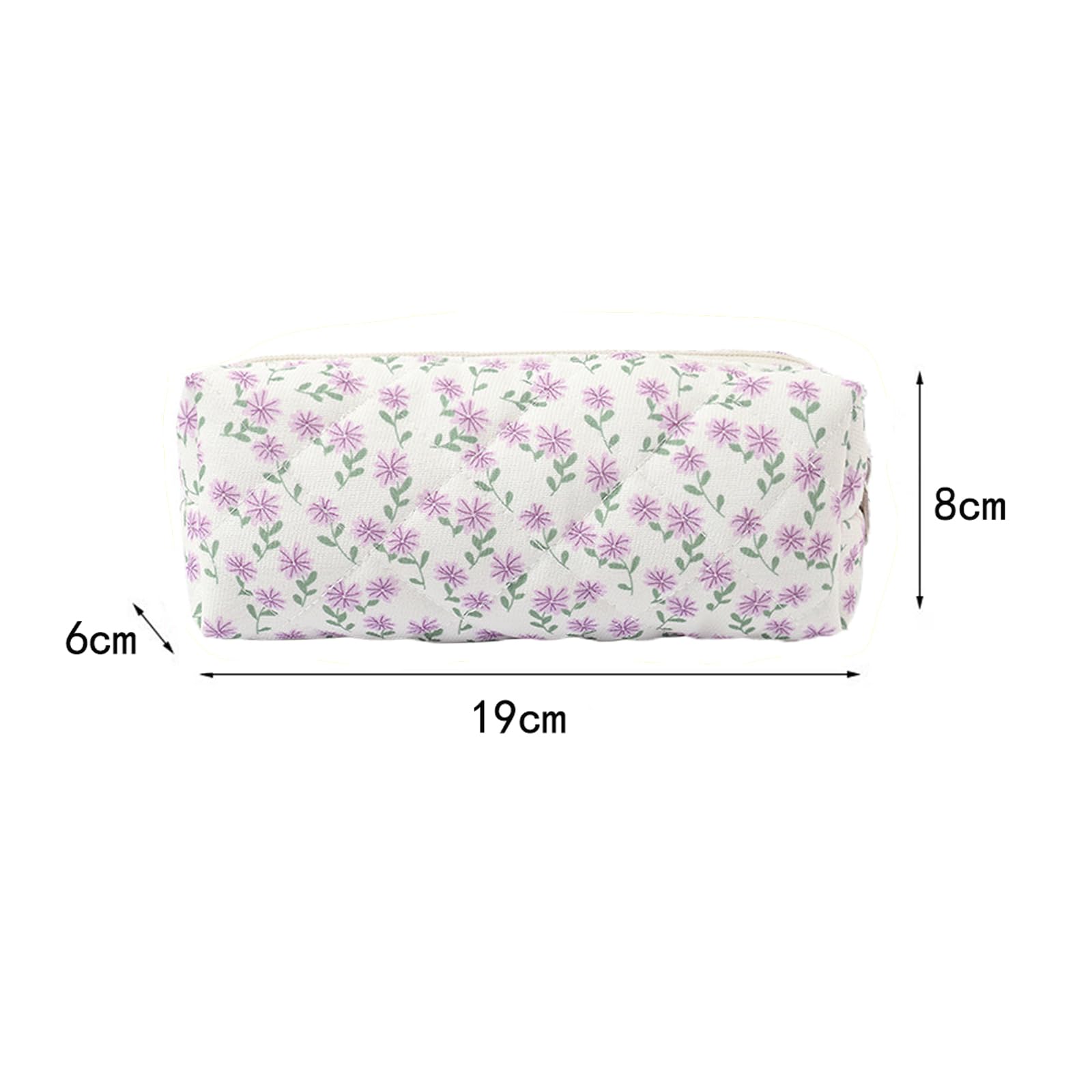 Qiwenr Pencil case, Pencil case with, the Cartoon Bag is Small and Cute and can be Used as a Money Bag (Purple) - Image 2
