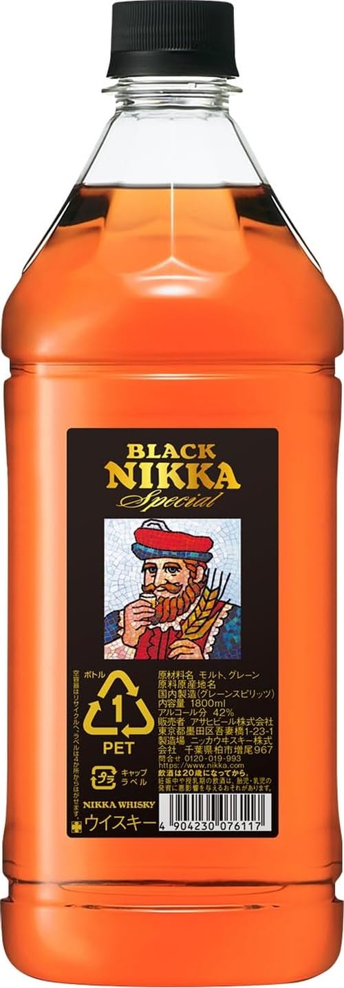 Amazon.co.jp: ブラックニッカ_ウイスキー1800ml_ブラックニッカ