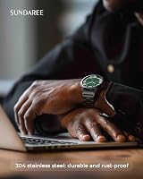 Sundaree Okosóra Szíj - Univerzális Csereszíj Unisex Smartwatch-hoz, Fekete, ACTIVE2 Modell, Kompatibilis Modellekhez 4