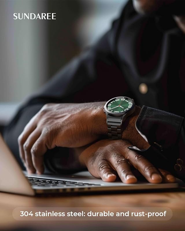 Sundaree Okosóra Szíj - Univerzális Csereszíj Unisex Smartwatch-hoz, Fekete, ACTIVE2 Modell, Kompatibilis Modellekhez