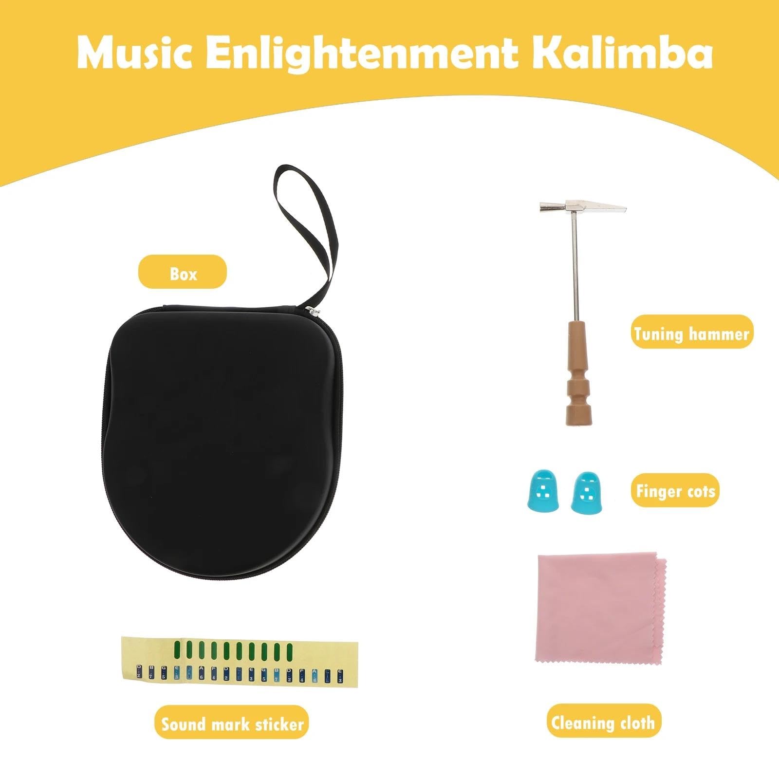 Kalimba Principiantes Mini Kalimba Portátil Para Principiantes